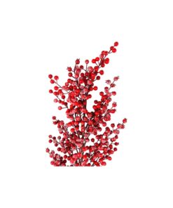 Red Artificial Berry Branches 102cm