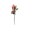 Artificial Pine Branch Picks With Berries 38cm