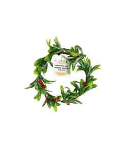 Christmas Wreath With Red Berries 27cm