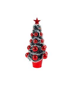 Christmas Tree With Red Balls 39cm