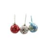 Hanging Christmas Ball Ornament Assorted 8cm