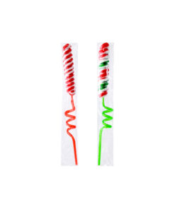 Spiral Peppermint Twist Straw Pop Assorted 57g