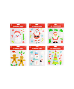 Gel Window Cling Assorted 20x20cm