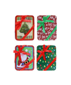 Gift Card Tin With Ribbons Assorted