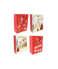Medium Classic Gold Foiled Giftbag Assorted