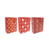 Medium Ho Ho Ho Glitter Giftbag Assorted