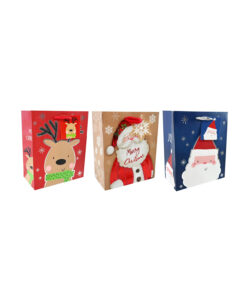 Medium Cute Character Foil Giftbag Assorted