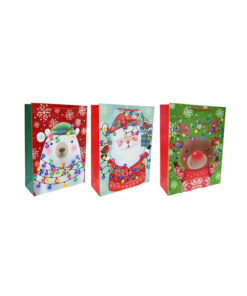 Extra Large Character Glitter Giftbag Assorted