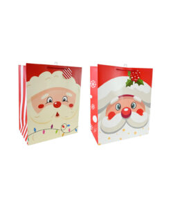 Jumbo Santa Giftbag Assorted