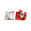 Santa Glitter Gift Card Box Square Assorted