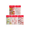 Large Foil Gift Tag Stickers Sheet Assorted