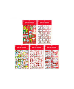 Large Foil Gift Tag Stickers Sheet Assorted
