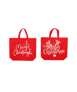 Non-Woven Merry Christmas Shopper Bag Assorted