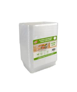 Alternative view of Clear PP Food Container 500ml 25pk