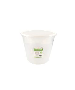 Clear PP Storage Container 10L 27.5x27.5x24cm