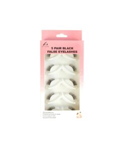 Natural Black False Eyelashes 5 Pairs