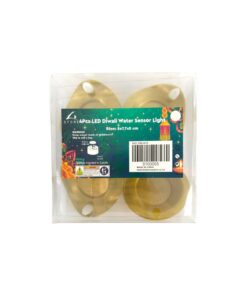 Gold LED Diwali Water Sensor Light 8x7.7x5cm 4pc