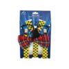 Nerd Set With Glasses, Bowtie And Suspenders