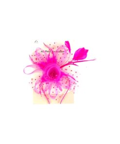 Hot Pink Lace Headband