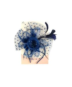 Navy Lace Headband