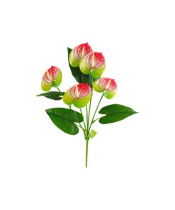 multi color Artificial Anthurium 5 Heads 61cm - Image 4