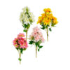 Multi color Artificial Fan shaped Dahlia 48cm Assorted
