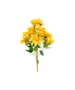 multi color Artificial Fan shaped Dahlia 48cm Assorted - Image 5
