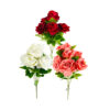 multi color Artificial Rose 9 Heads 48cm Assorted
