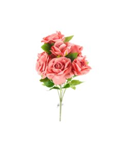 multi color Artificial Rose 9 Heads 48cm Assorted - Image 3
