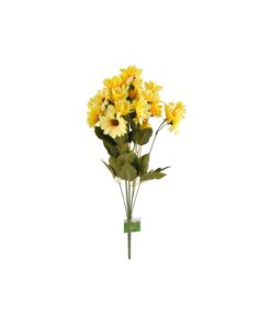 Alternative view of Multi color Artificial Daisy 11 Heads 51cm Assorted