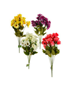 Multi color Artificial Daisy 11 Heads 51cm Assorted