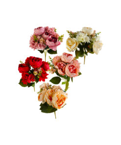 Multi color Artificial Peony Hydrangea 50cm Assorted
