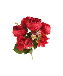 Multi color Artificial Peony Hydrangea 50cm Assorted - Image 4