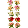 Multi color Artificial Dahlia Hydrangea 50cm Assorted