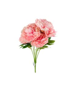 Alternative view of Multi color Artificial Peony 7 Heads 53cm Assorted