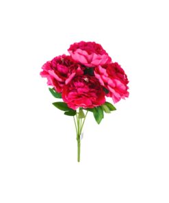 Multi color Artificial Peony 7 Heads 53cm Assorted - Image 5