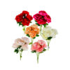 Multi color Artificial Peony 7 Heads 53cm Assorted
