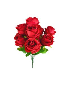 multi color Artificial Rose 9 Heads 44cm Assorted - Image 5