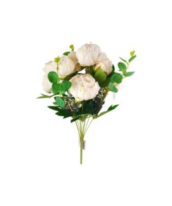 multi color Artificial Peony 11 Heads 49cm Assorted - Image 5