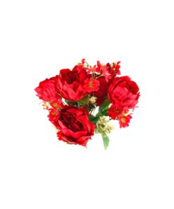 Alternative view of Red Rose Bunch 9 Heads 47cm