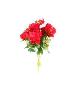 Red Rose Bunch 9 Heads 47cm