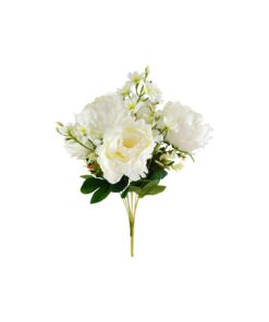 multi color Artificial Peony 9 Heads 47cm Assorted - Image 4