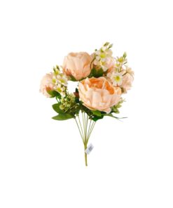 multi color Artificial Peony 9 Heads 47cm Assorted - Image 5