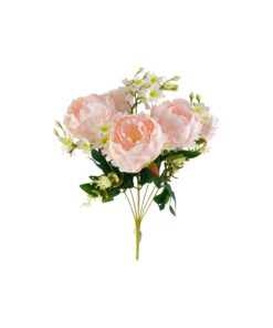 multi color Artificial Peony 9 Heads 47cm Assorted - Image 6