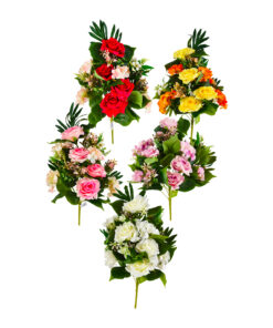 multi color Artificial Rose and Hydrangea 13 Heads 53cm Assorted