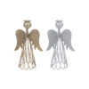 Silver / Champagne Glitter Angel Assorted 25cm