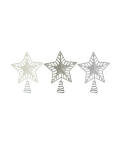star tree christmas topper assorted