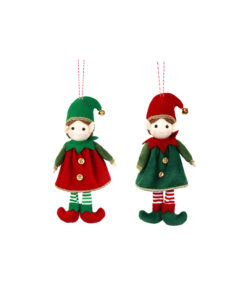 christmas elf hanging decoration assorted