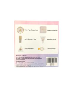 Alternative view of Pink Unicorn Party Tableware Set 53pc
