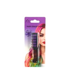 Purple Hair Chalk Comb 7g 17.5x7cm